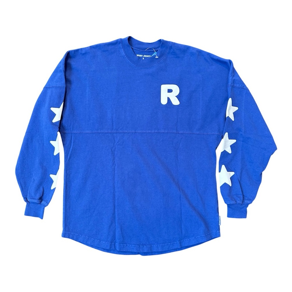Blue Long Sleeve Shirt with Stars